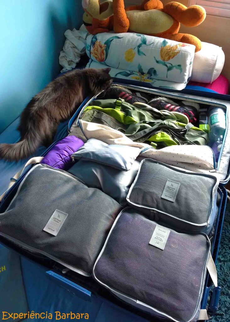 Organizadores de mala devem estar na sua lista de itens para viagem!