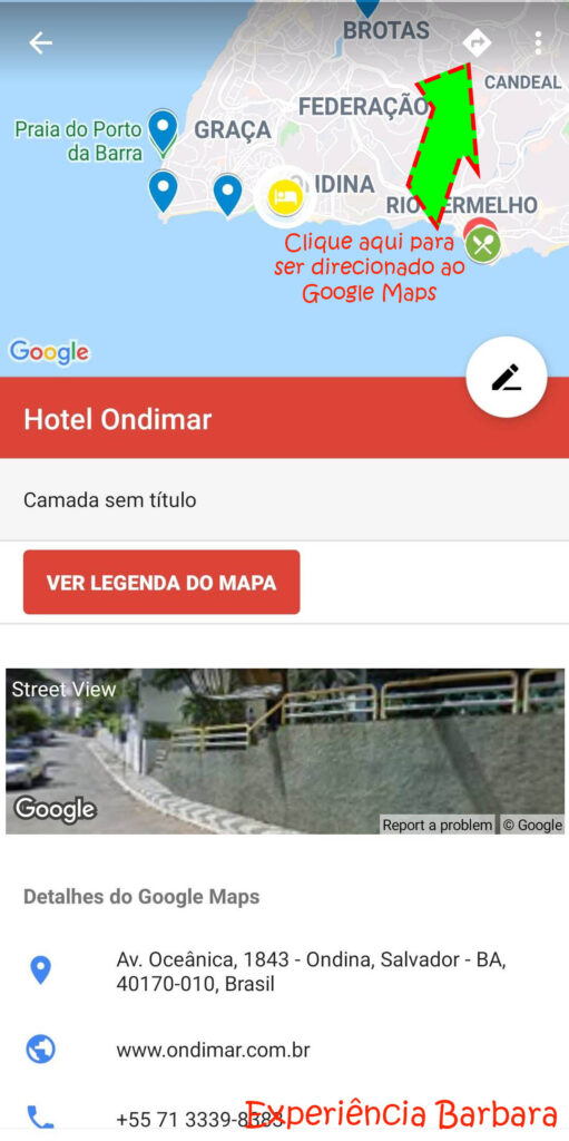 Como usar Google My Maps em roteiros de viagem - Experiência Barbara