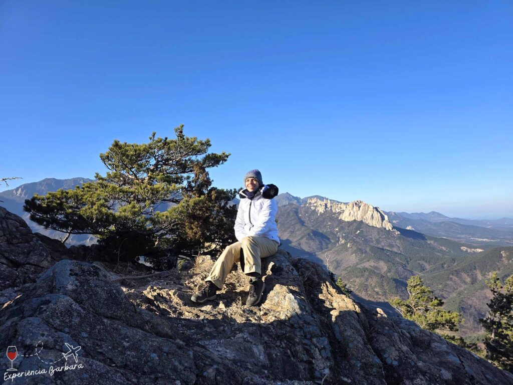 Vista do Parque Seoraksan em Sokcho.
