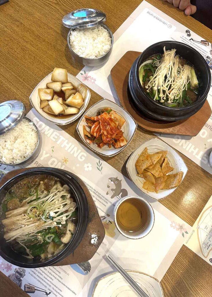 Almoço em Nami Island